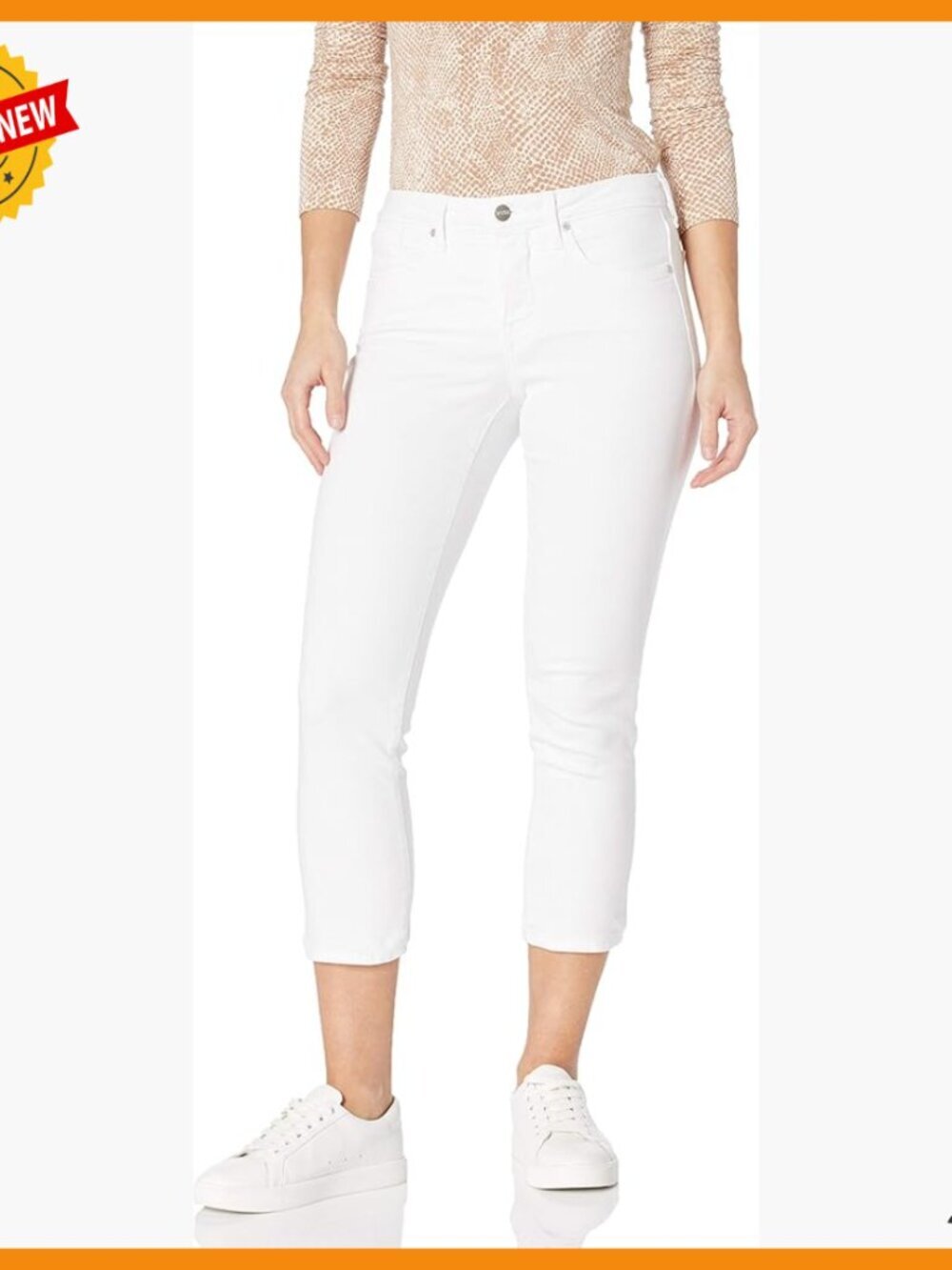 Petite Slim Ankle Jeans with Lift Tuck Technology, Stretch Sateen